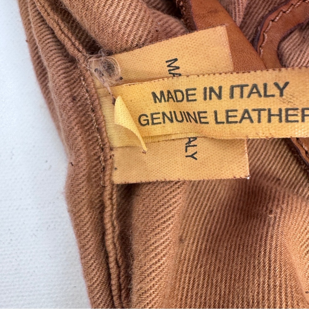 Campomaggi Italian Leather Messenger Crossbody Bag Distressed Made in Italy - Picture 7 of 16
